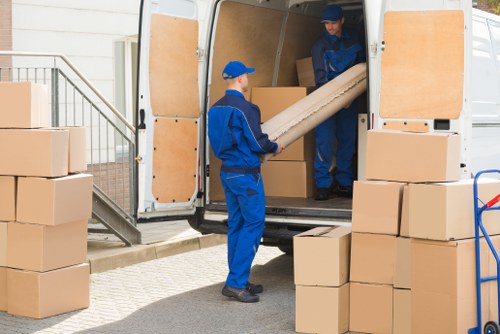 Professional removal team handling a home move in Notting Hill