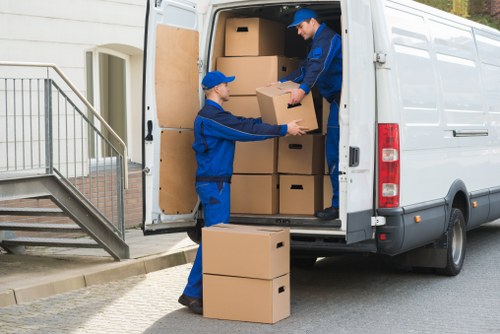 Commercial furniture pick-up in Nottinghill office space