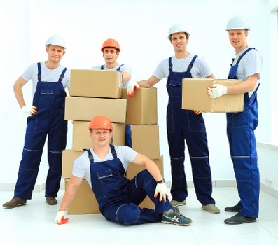 Preparation checklist and packing materials for a Notting Hill house move