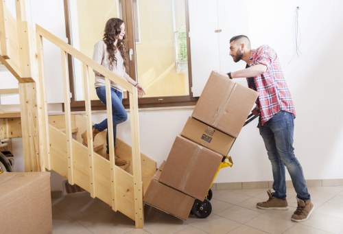 Furniture loading for removals in Notting Hill
