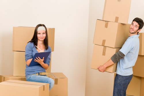 Loading furniture safely for a Notting Hill man and van transport job