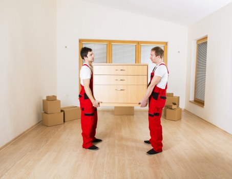 Careful furniture protection during flat removals in Notting Hill